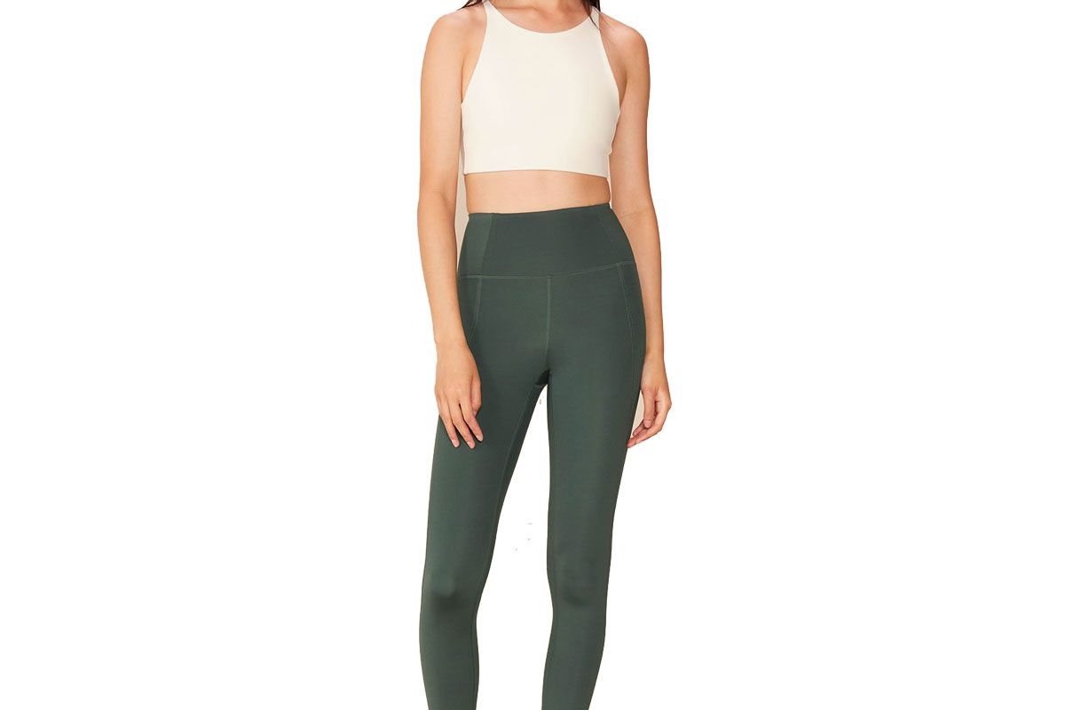 girlfriend collective moss compressive high rise legging