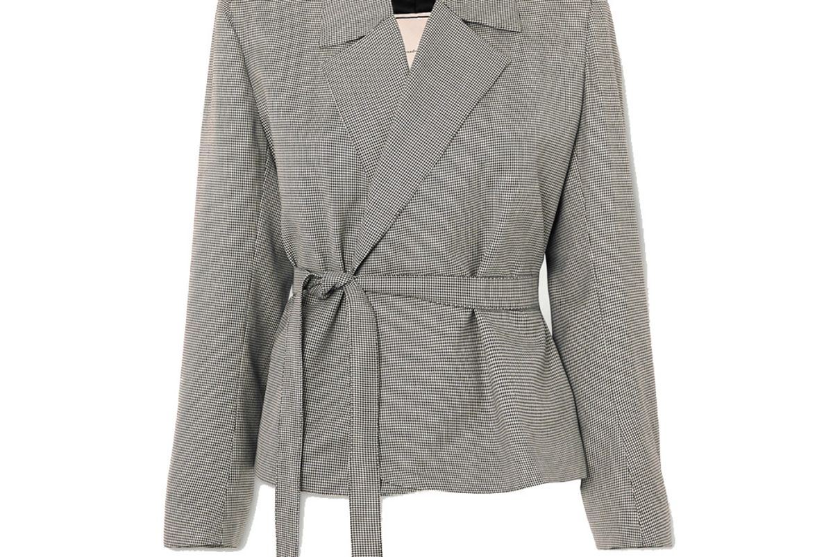 giuliva heritage lucy houndstooth wool blazer