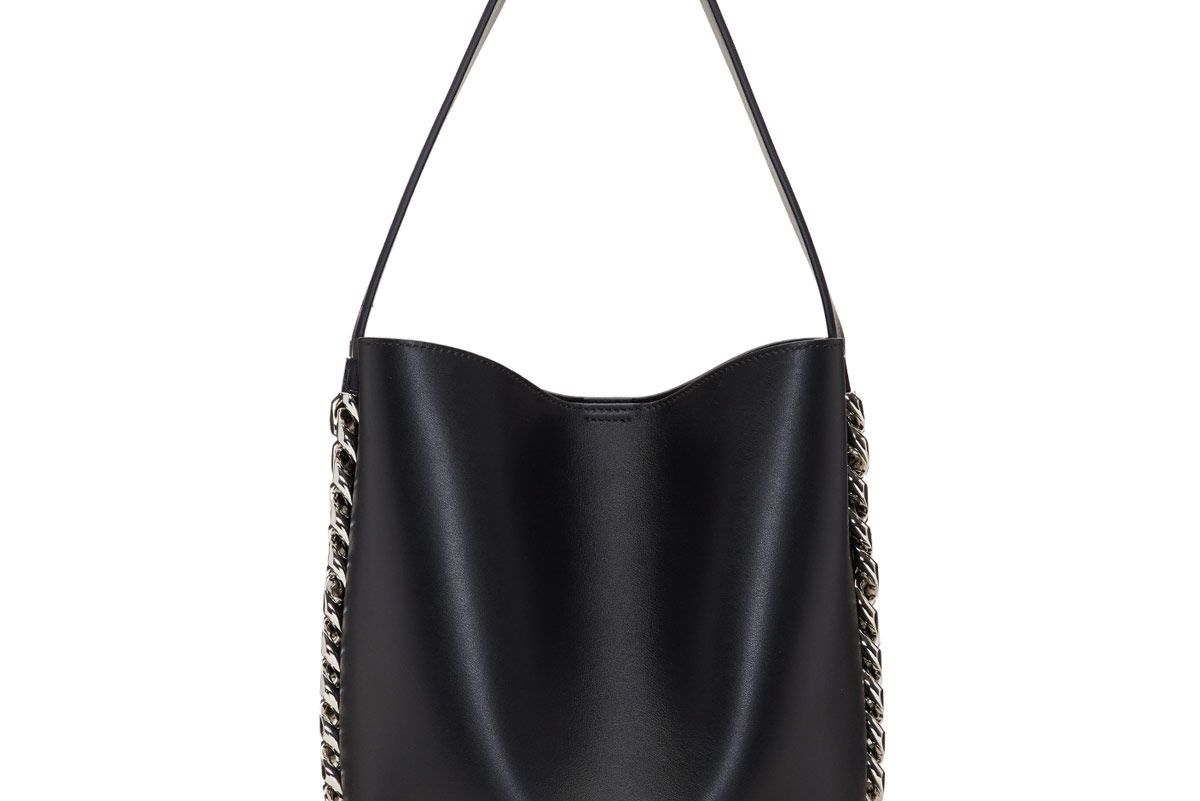 Black Infinity Bucket Bag