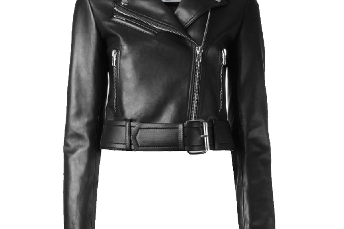 givenchy cropped biker jacket