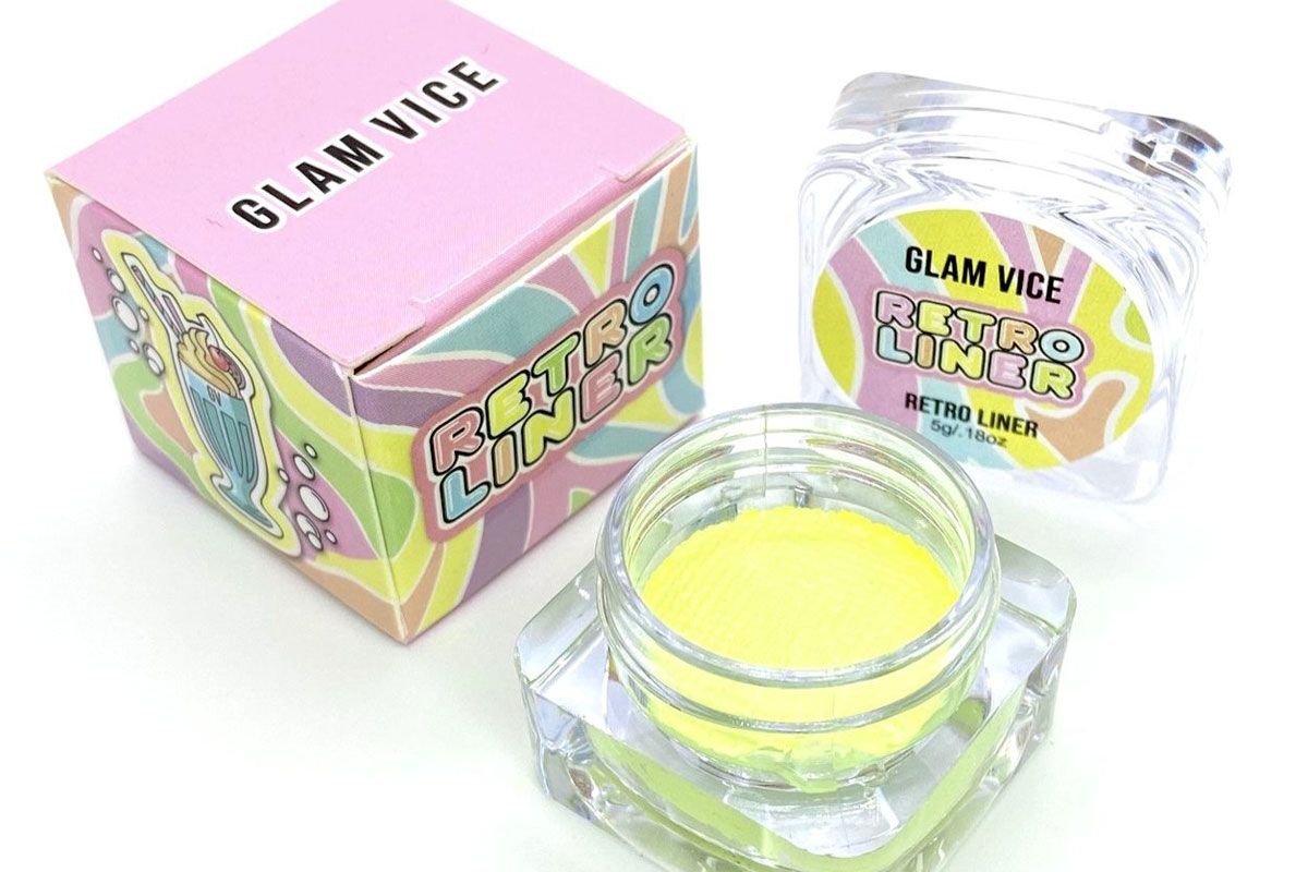 glam vice banana split uv pastel retro liner