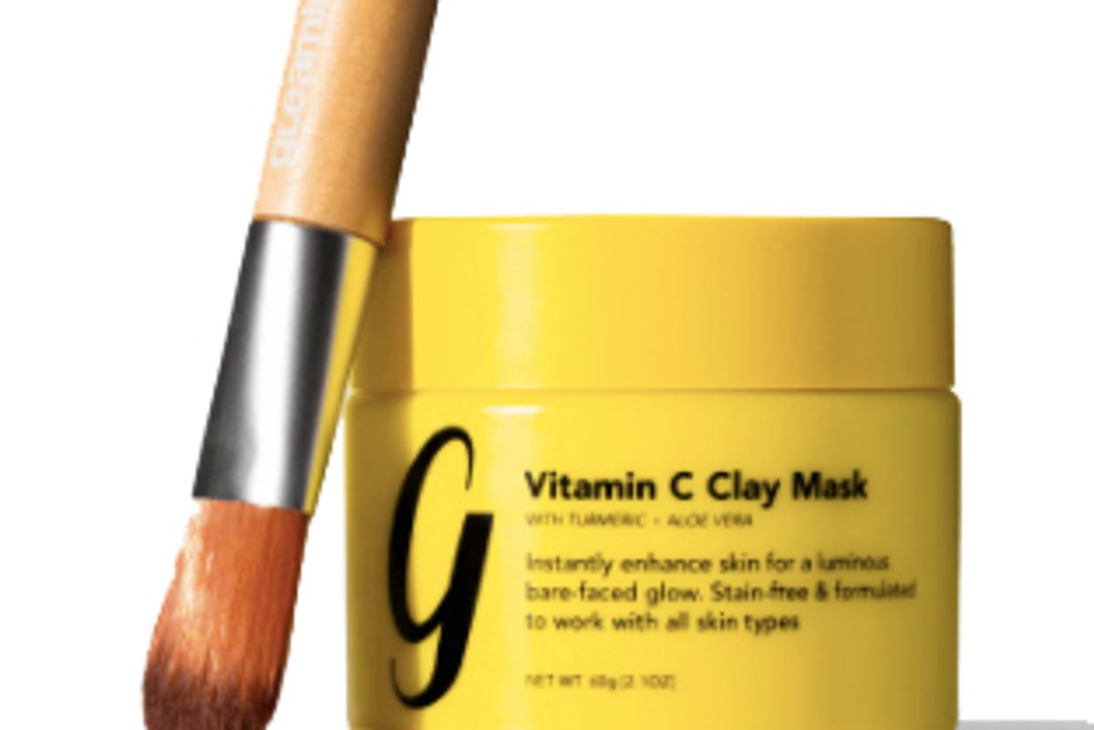 gleamin vitamin c clay mask