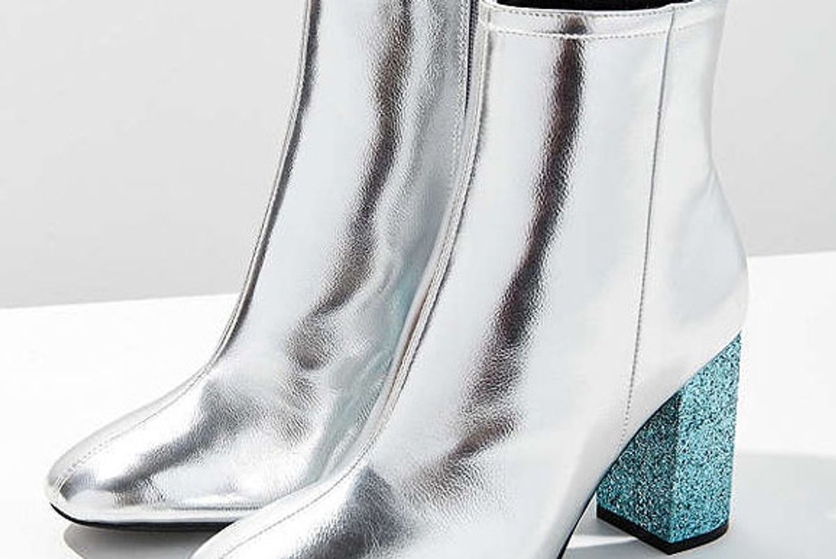 Aries Glitter Ankle Boot