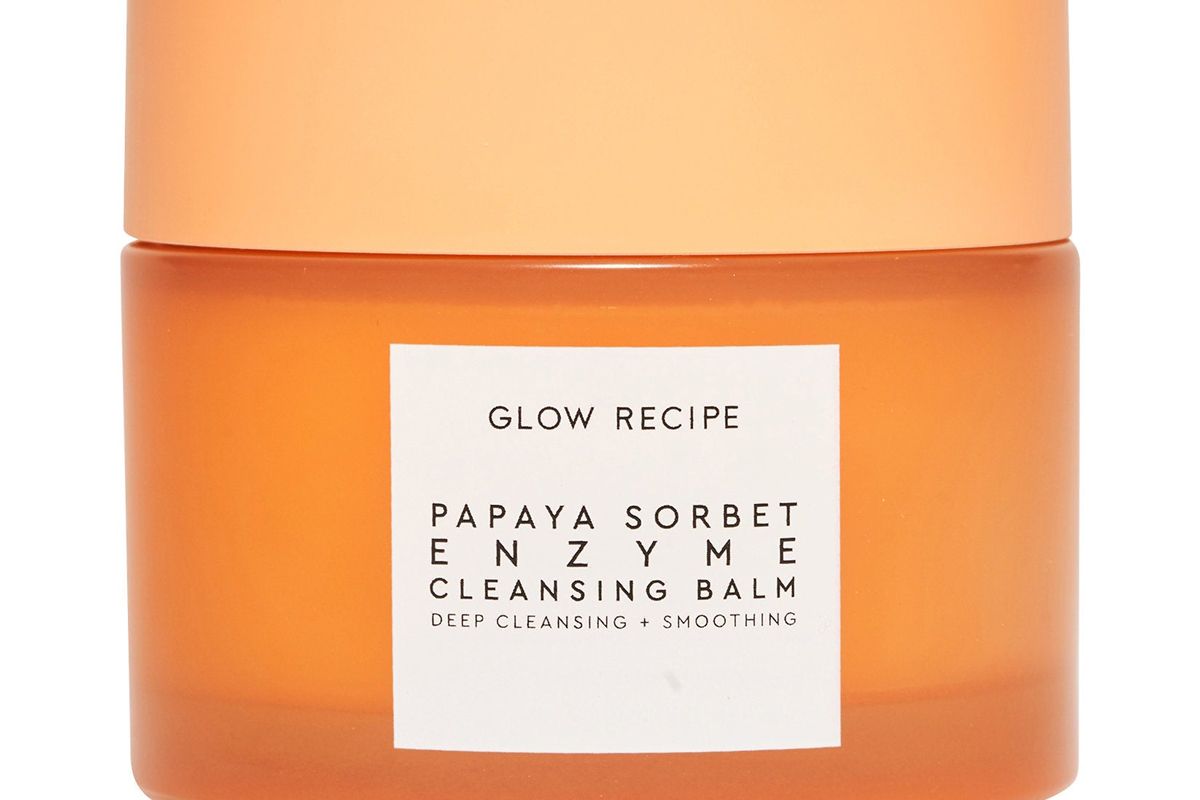 glow recipe papaya sorbet smoothing enzyme cleansing balm