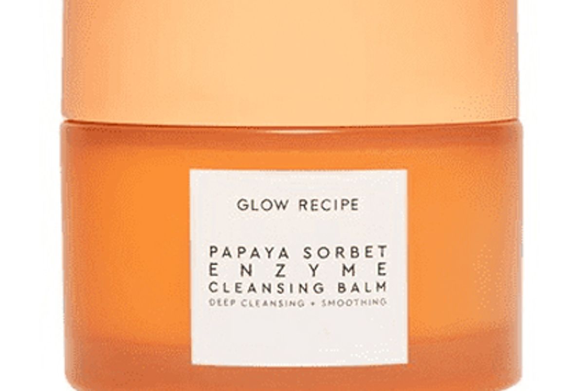 glow recipe papaya sorbet smoothing enzyme cleansing balm
