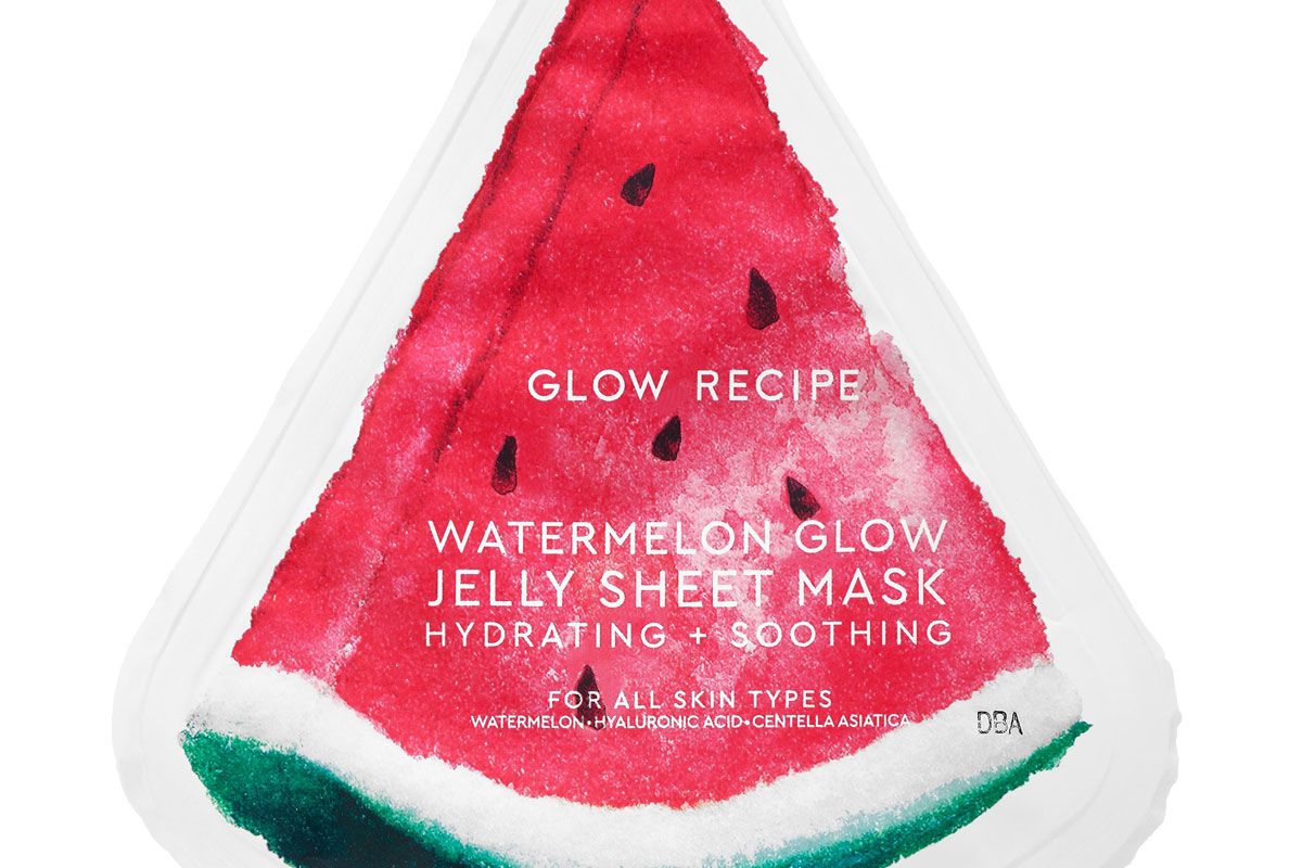 glow recipe watermelon glow jelly sheet mask