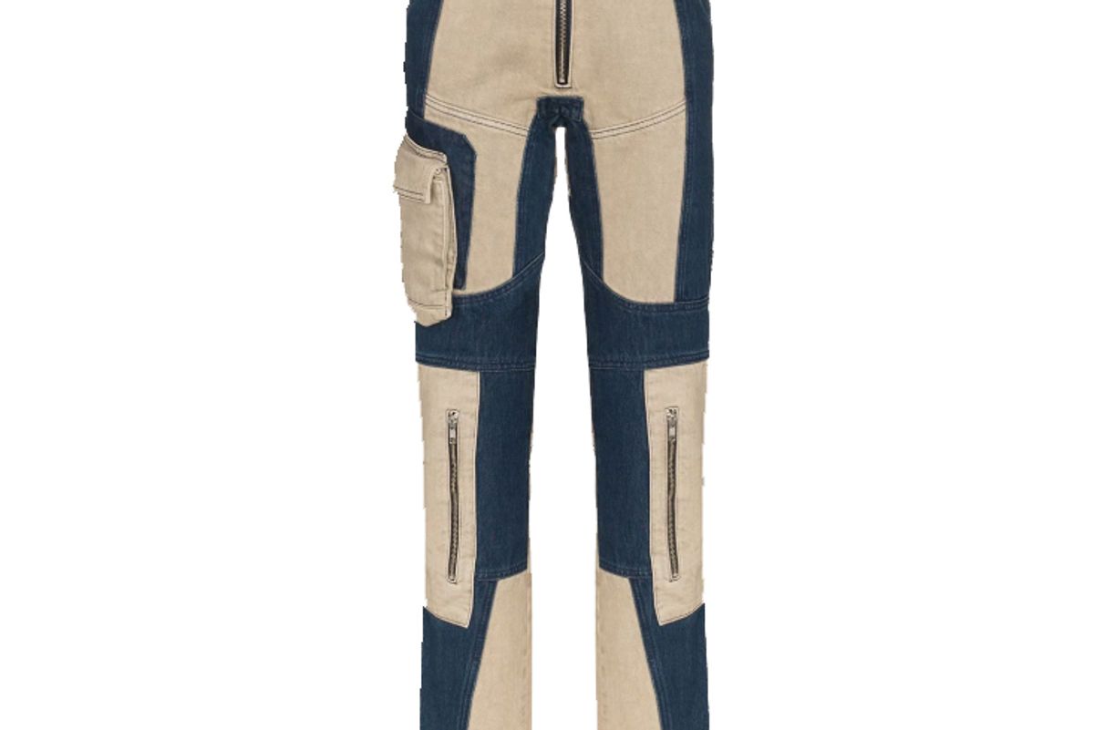 gmbh patchwork skinny jeans