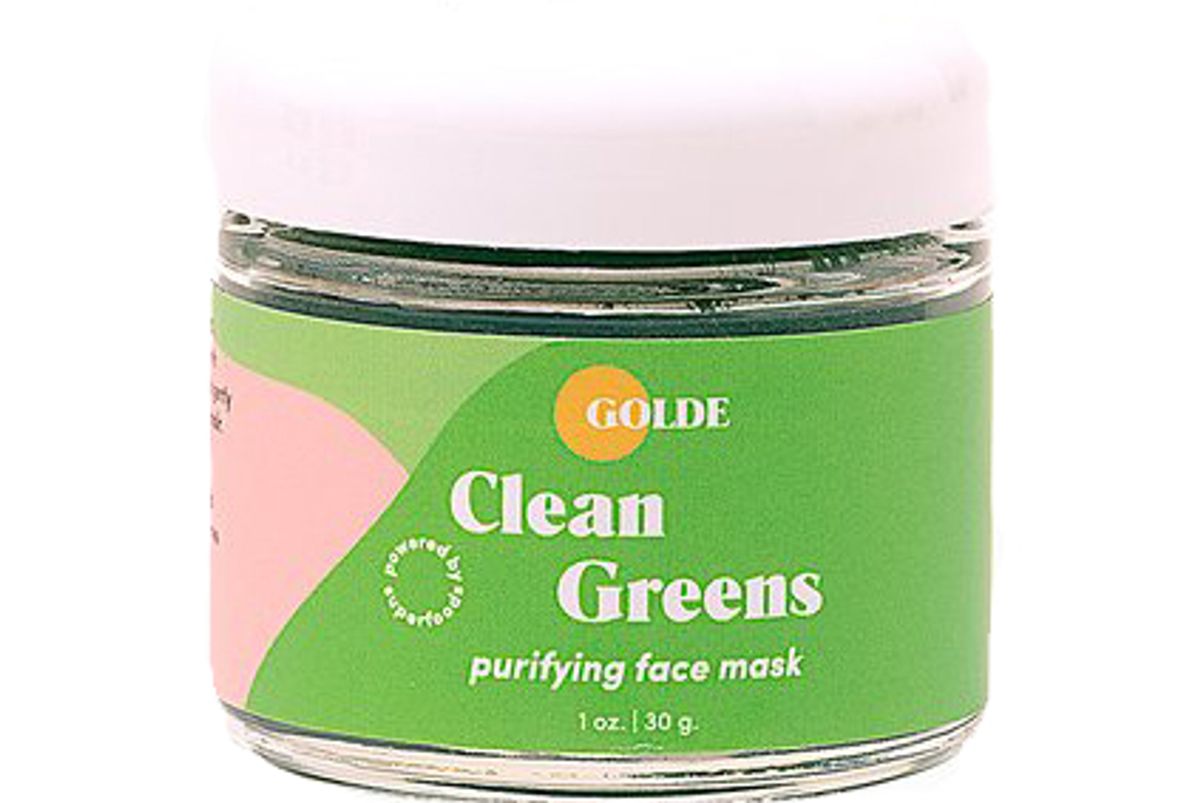 golde clean greens face mask