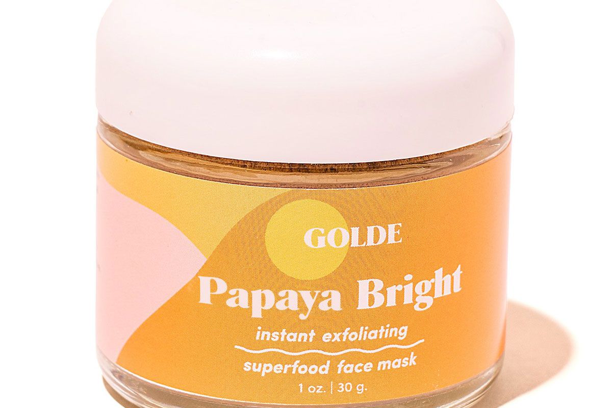 golde papaya bright face mask