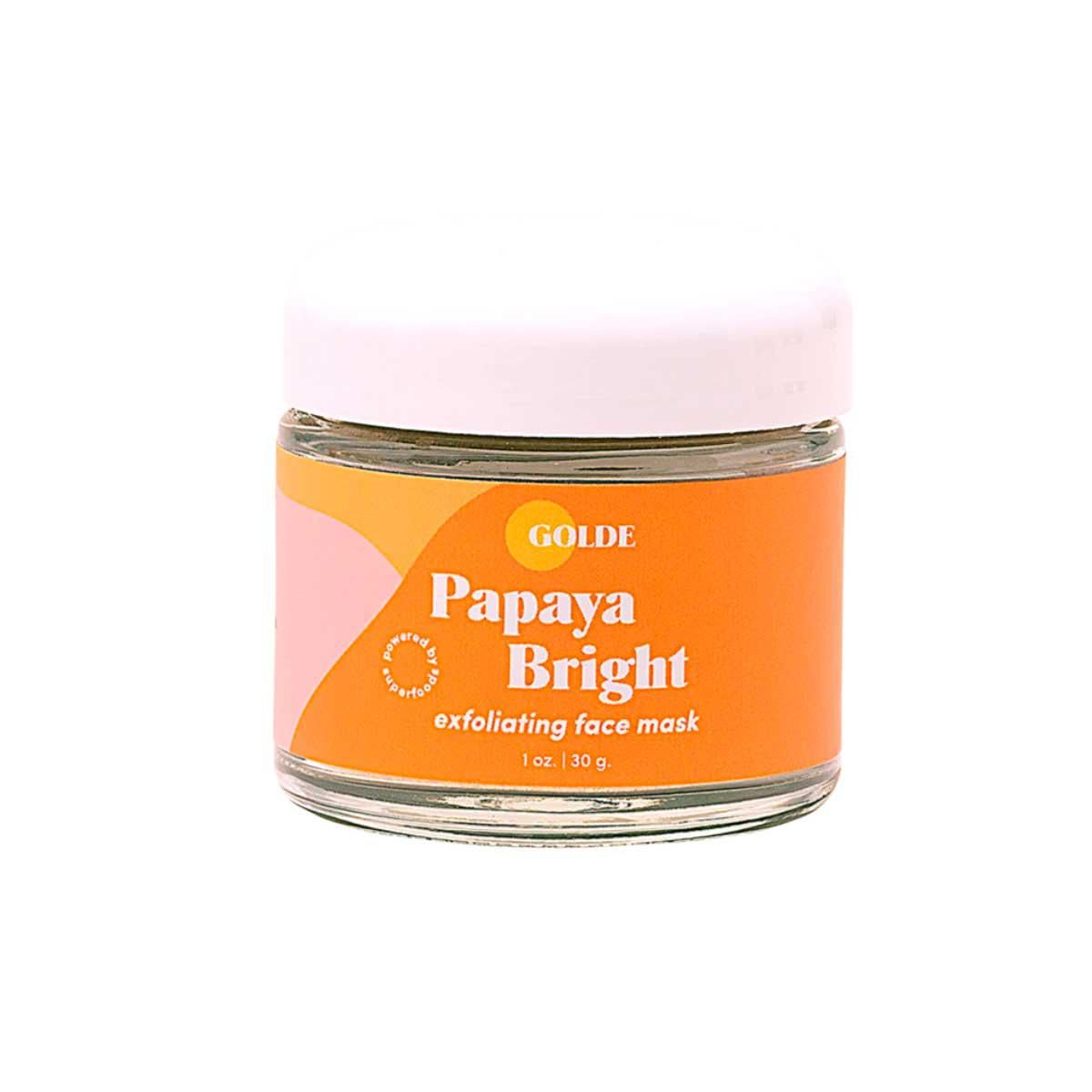 golde papaya bright face mask