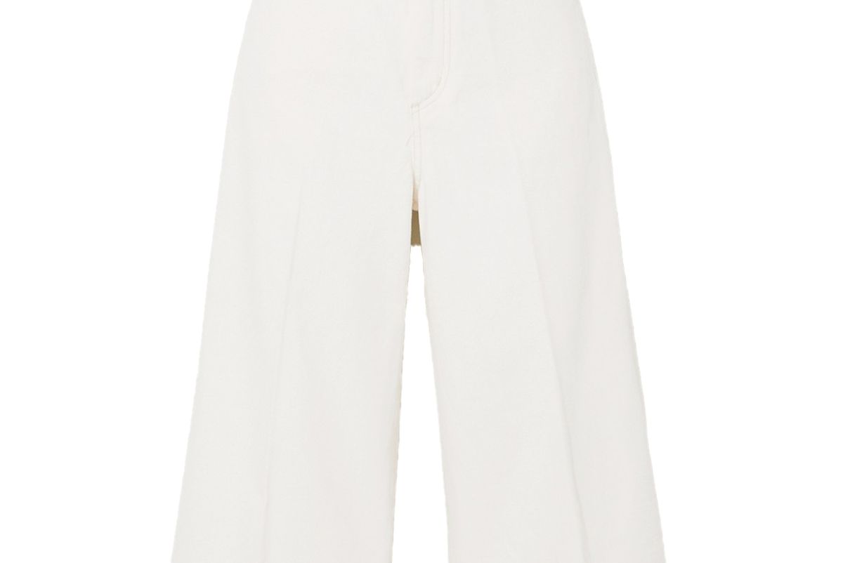 goldsign net sustain denim culottes