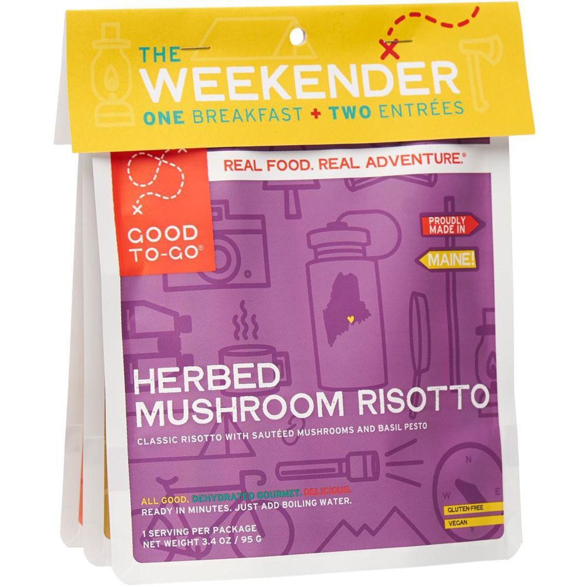 good to go foods vegan variety weekender pack