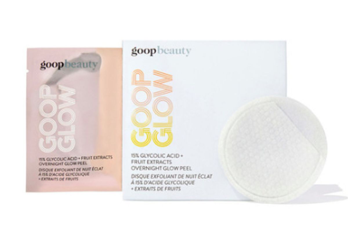 goop glow glycolic acid peel pads