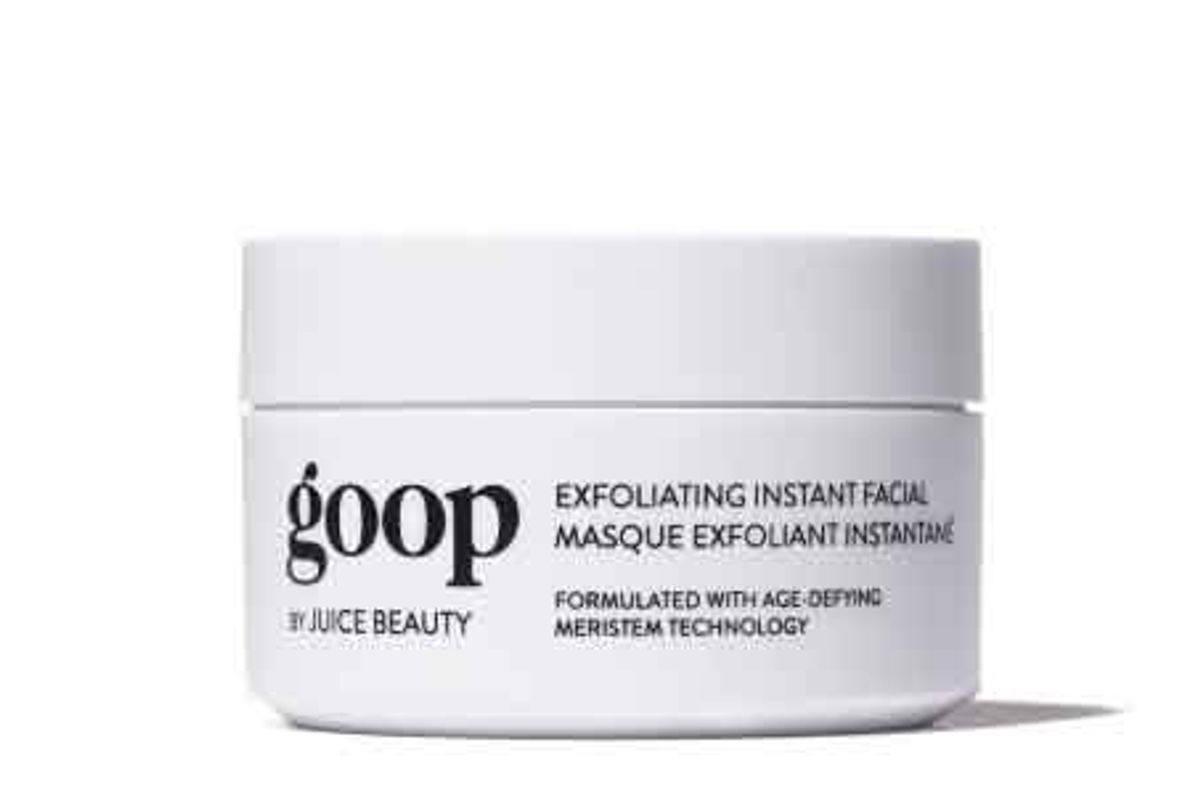 goop juice beauty exfoliating instant facial
