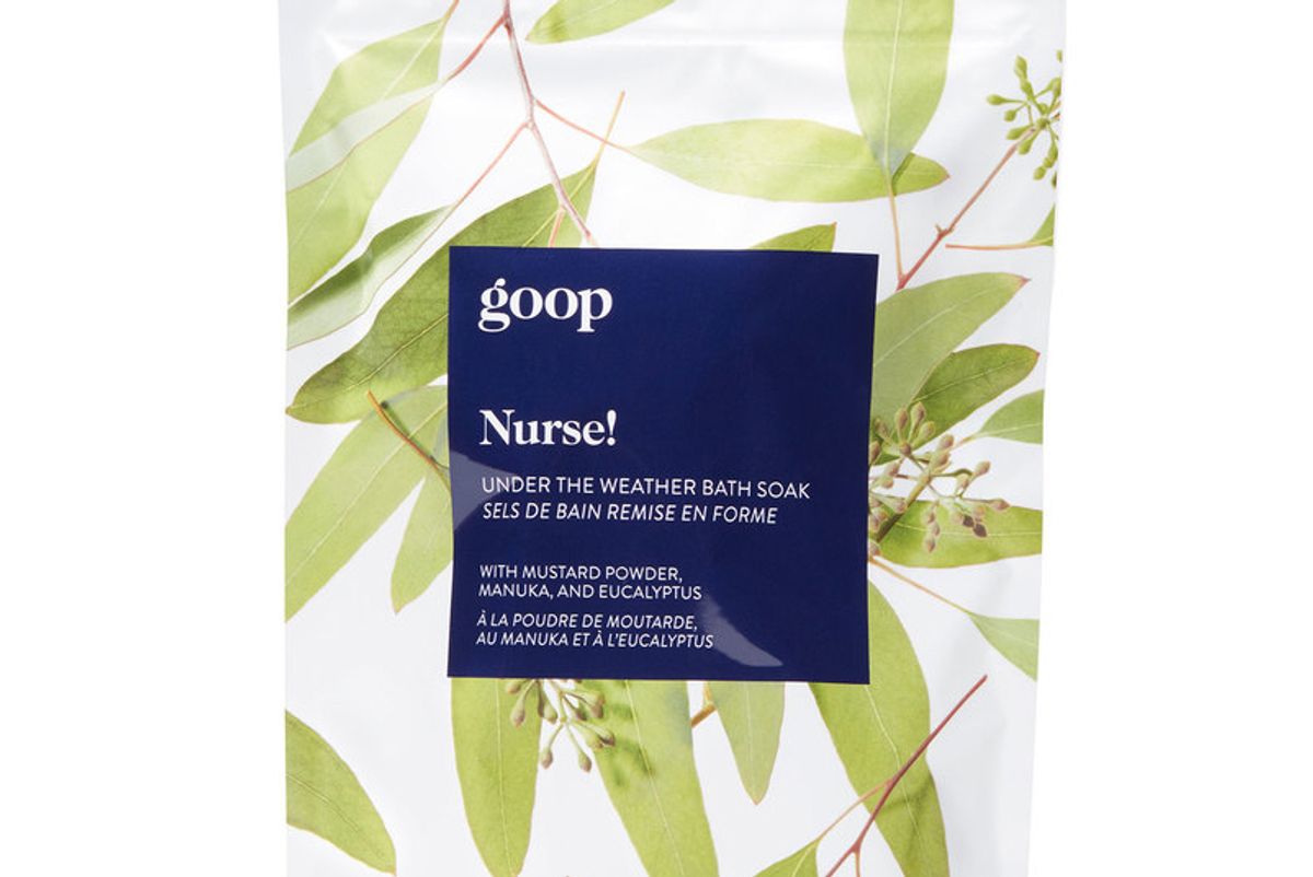 goop nurse under the weather bath soak