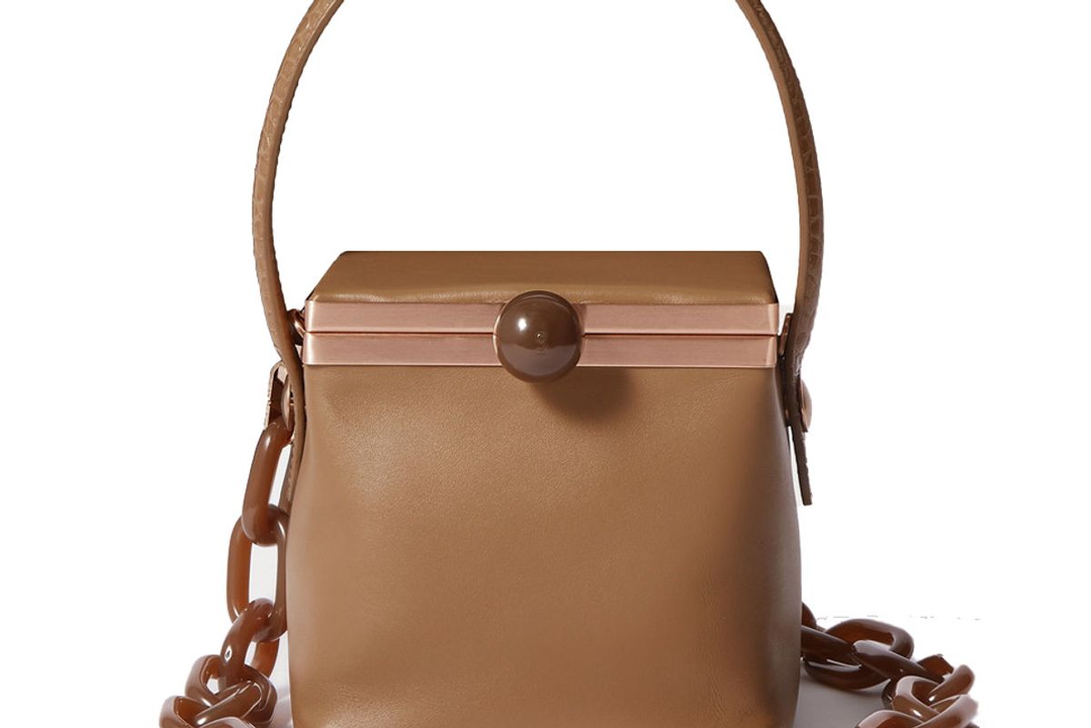 gu de donna leather shoulder bag