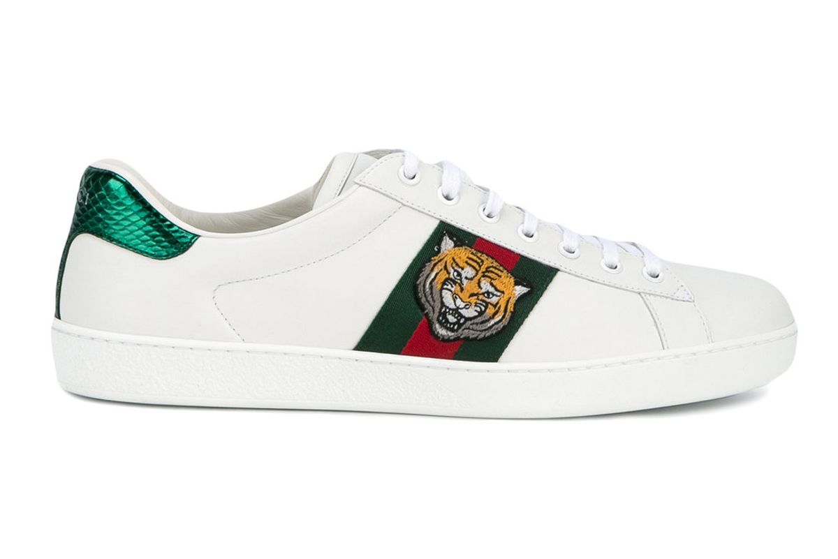 Ace Tiger Embroidered Sneakers