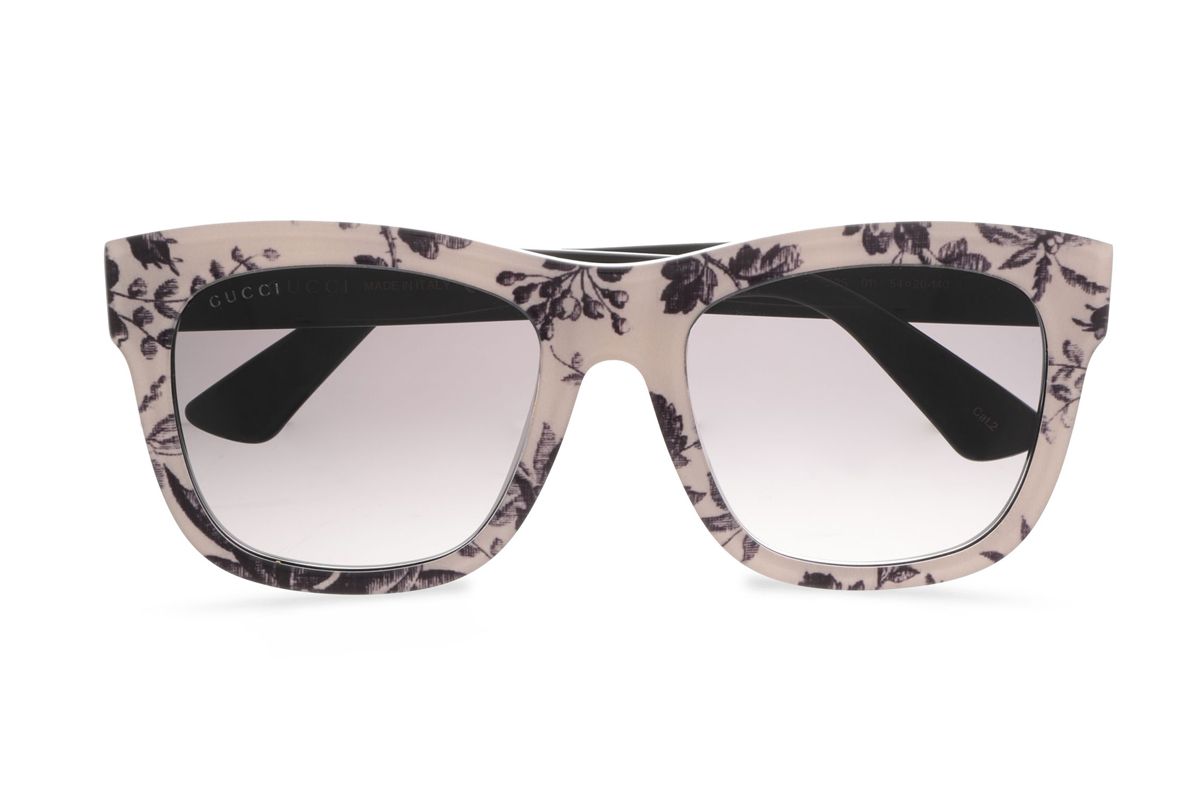 gucci floral print sunglasses