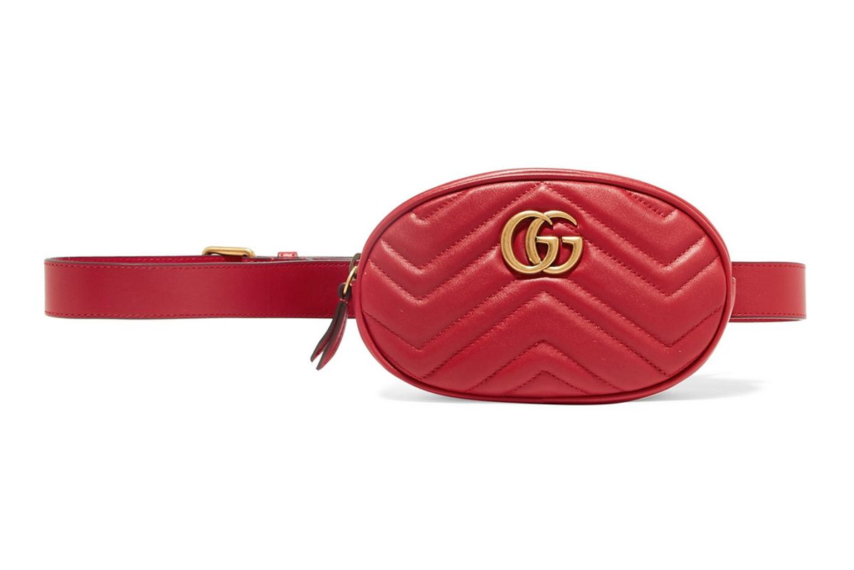 gucci gg marmont quilted leather belt bag