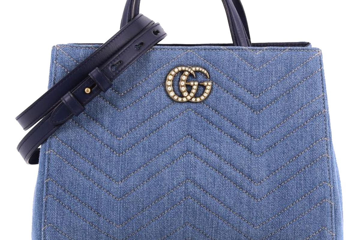 gucci gg marmont tote matelasse pearly bag