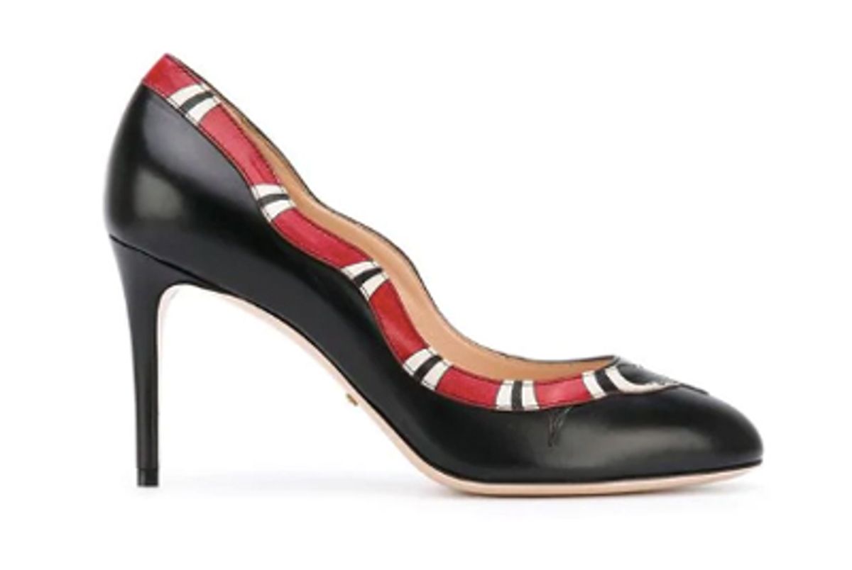 gucci kingsnake pumps