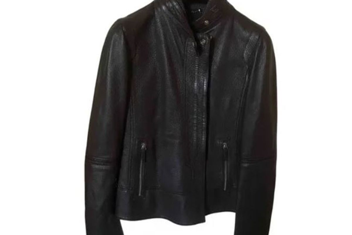 gucci leather biker jacket