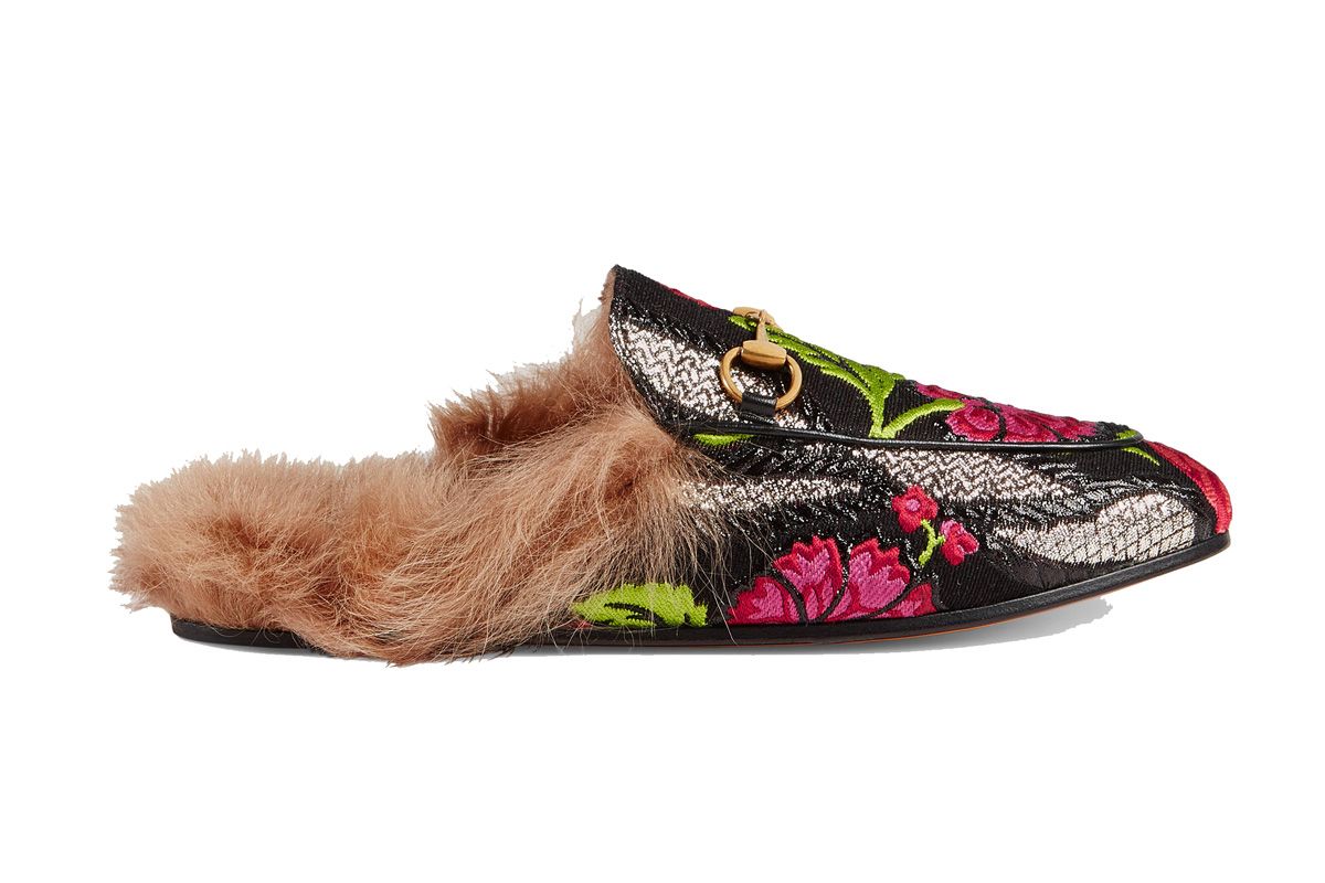 Princetown Floral Brocade Slipper