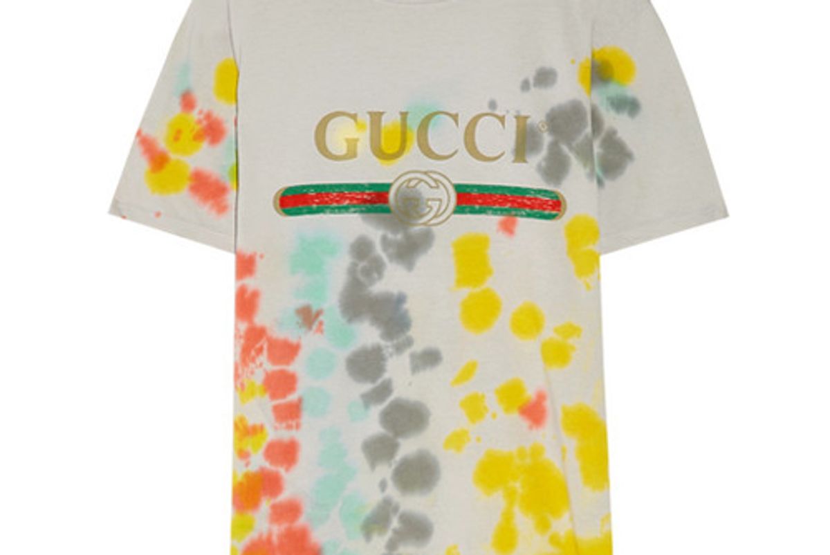 gucci printed tie dyed cotton jersey t shirt shop
