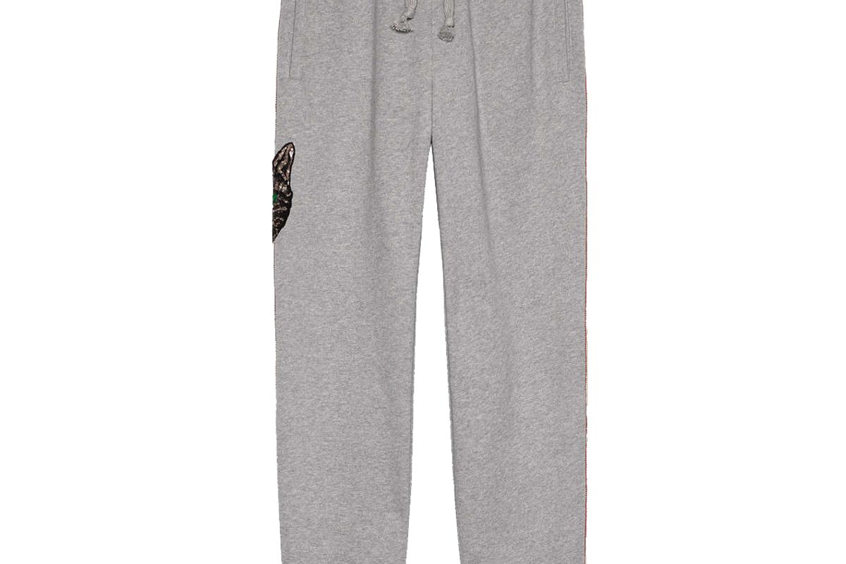 gucci stripe jogging pant