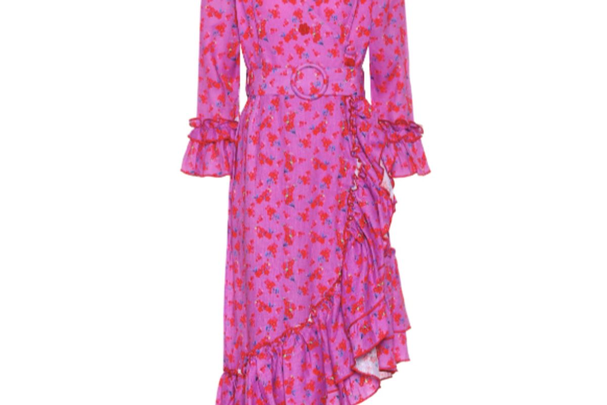 gul hurgel floral printed linen dress