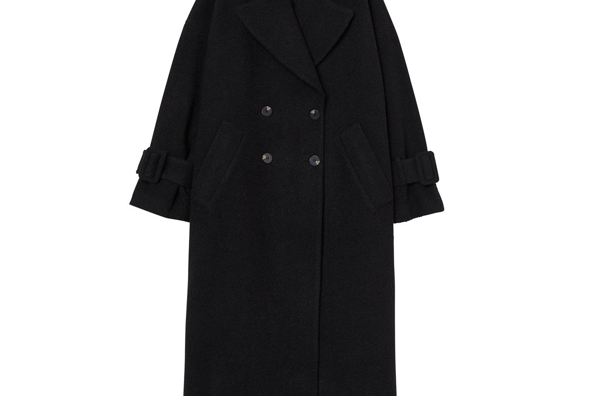 h&m long wool blend coat