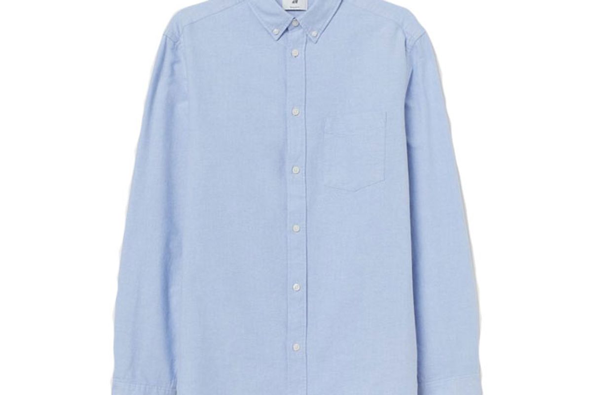 h&m regular fit oxford shirt