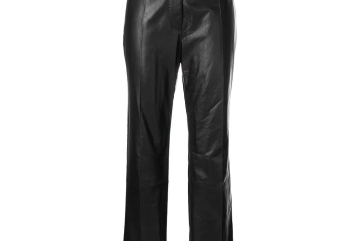 haider ackermann straight leg trousers