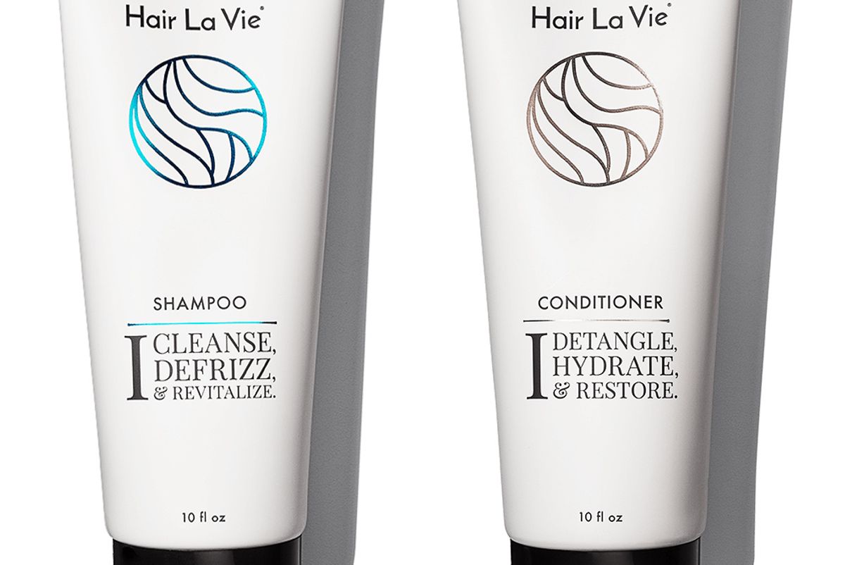 hair la vie shampoo and conditioner set