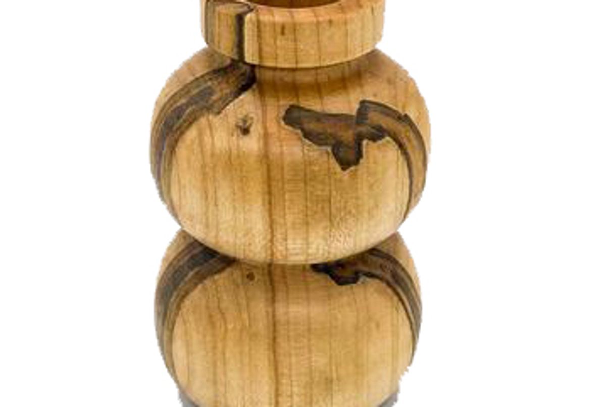 hanna dausch ambrosia maple mini wood vase