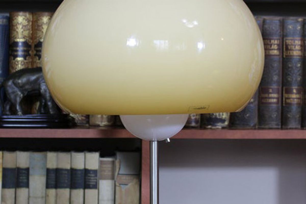 harvey guzzini vintage meblo table lamp by harvey guzzini original mid century table lamp space age lamp 1970s