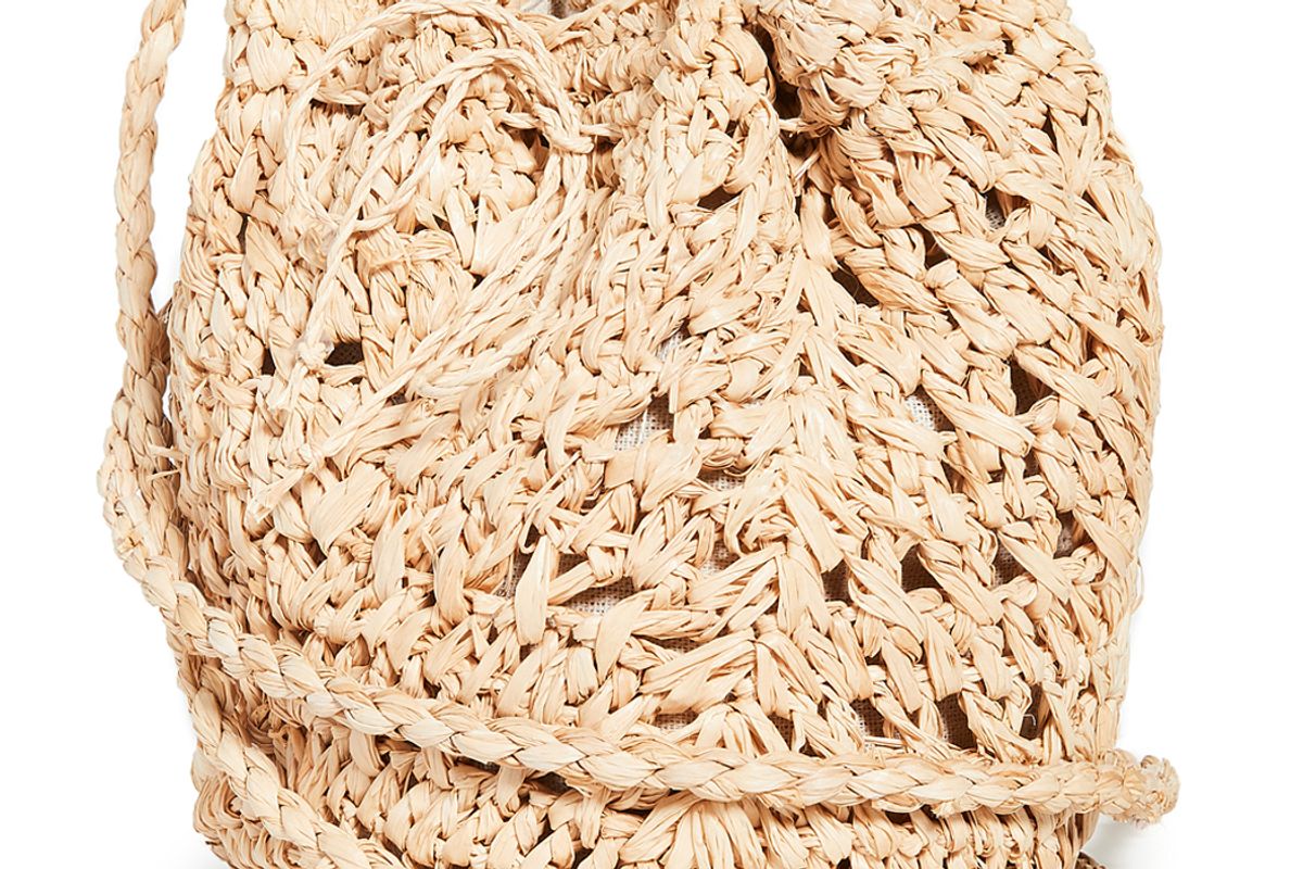 hat attack woven pouch crossbody