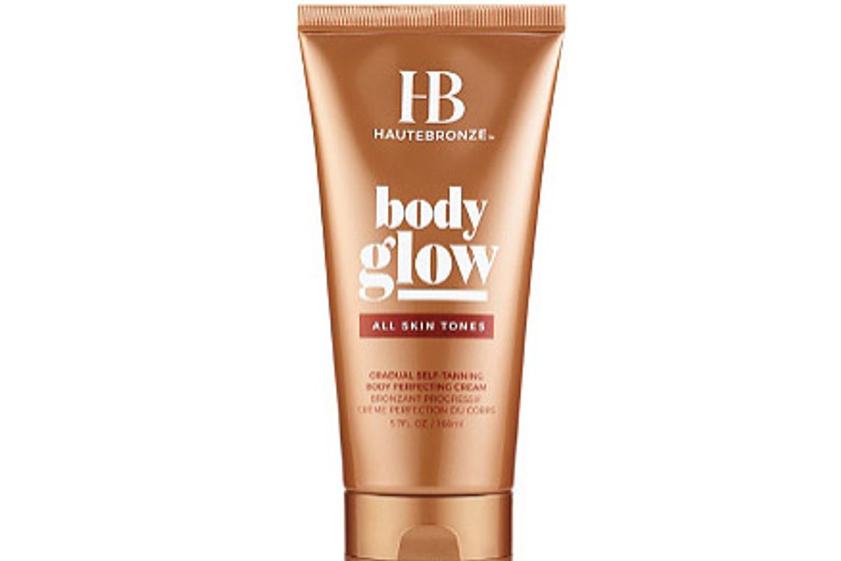 hautebronze body glow gradual tanner body perfecting cream