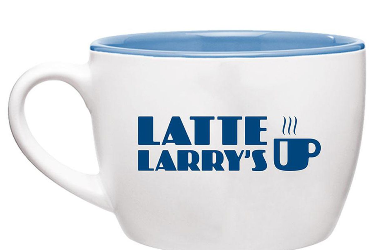 hbo shop latte larrys mug from curb your enthusiam