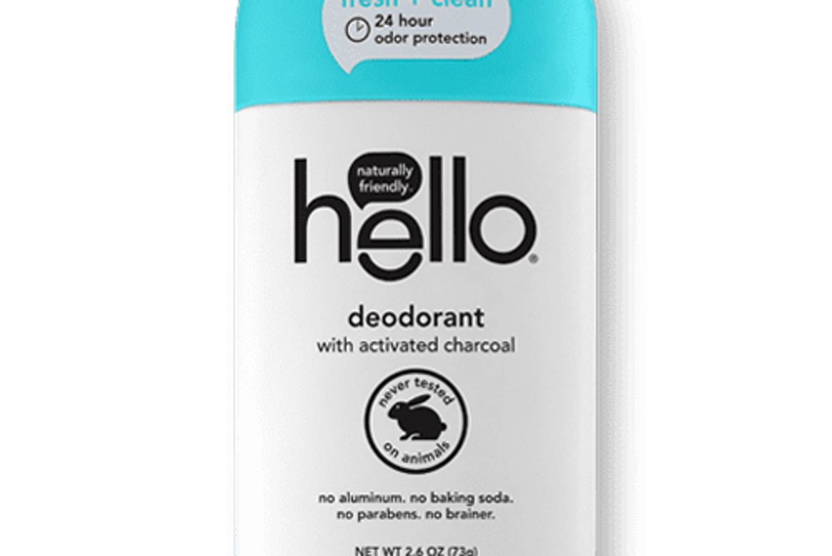 hello clean and fresh deodorant with charcoal