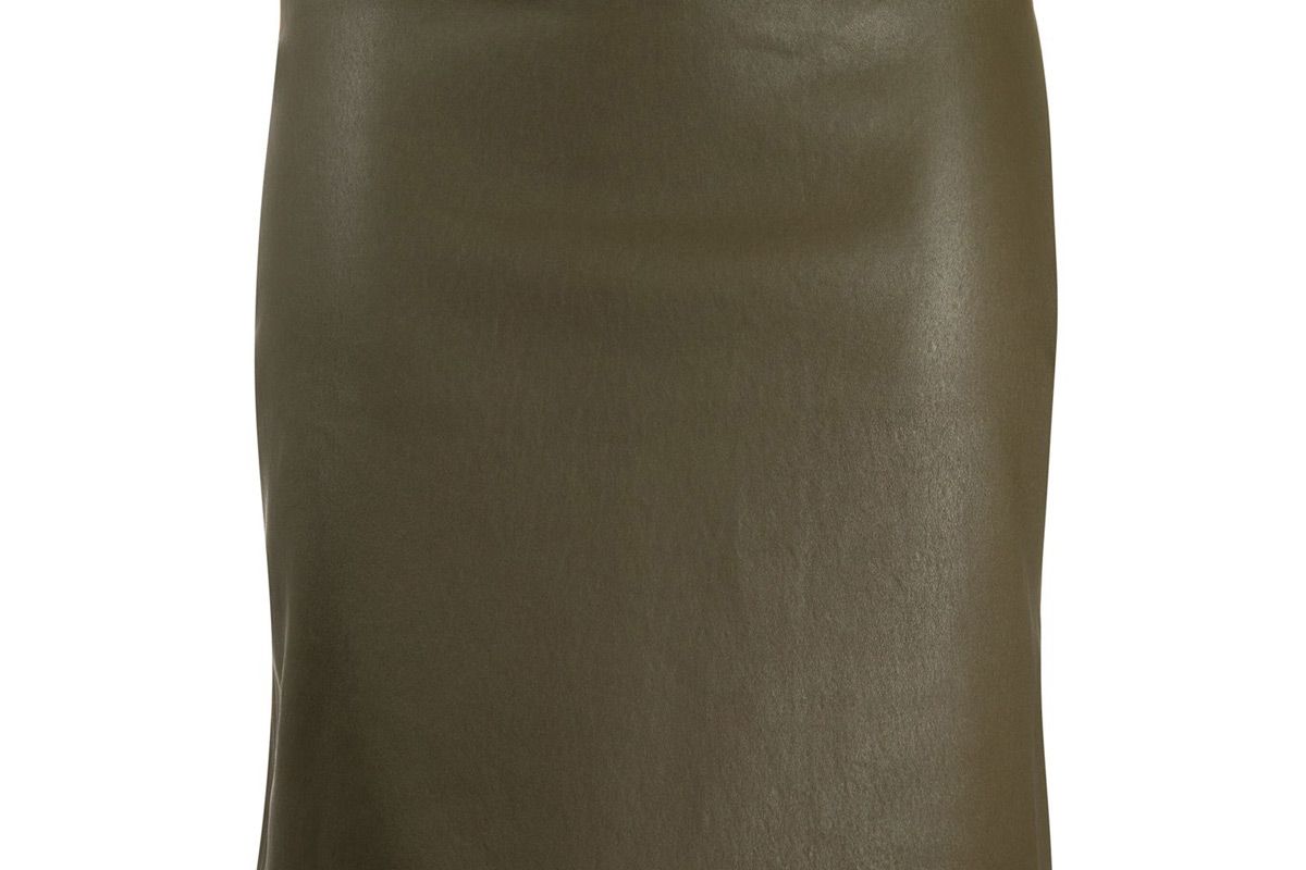 helmust lang fitted mini skirt