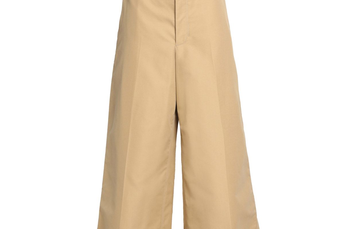 helmut lang cotton culottes