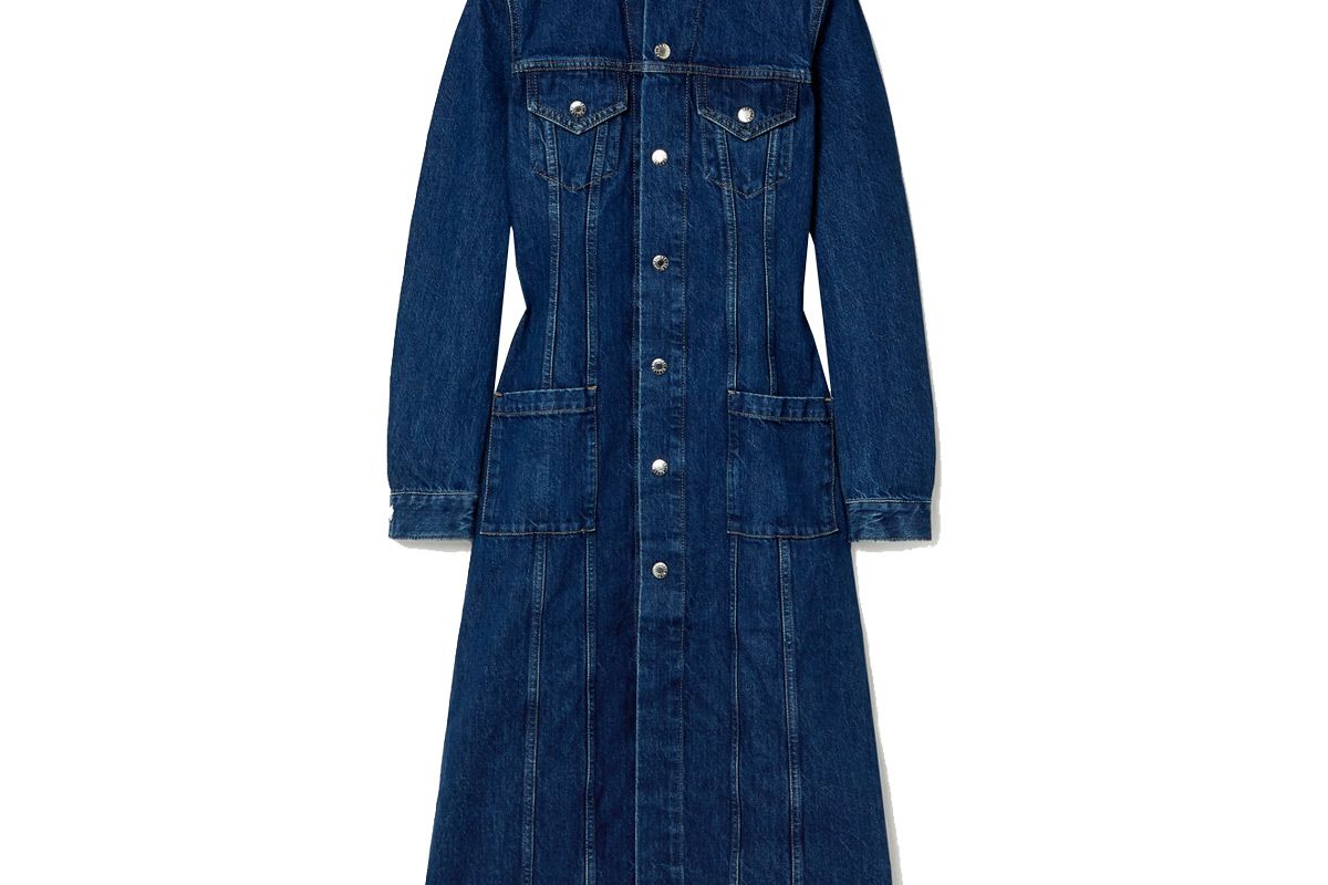 helmut lang denim coat