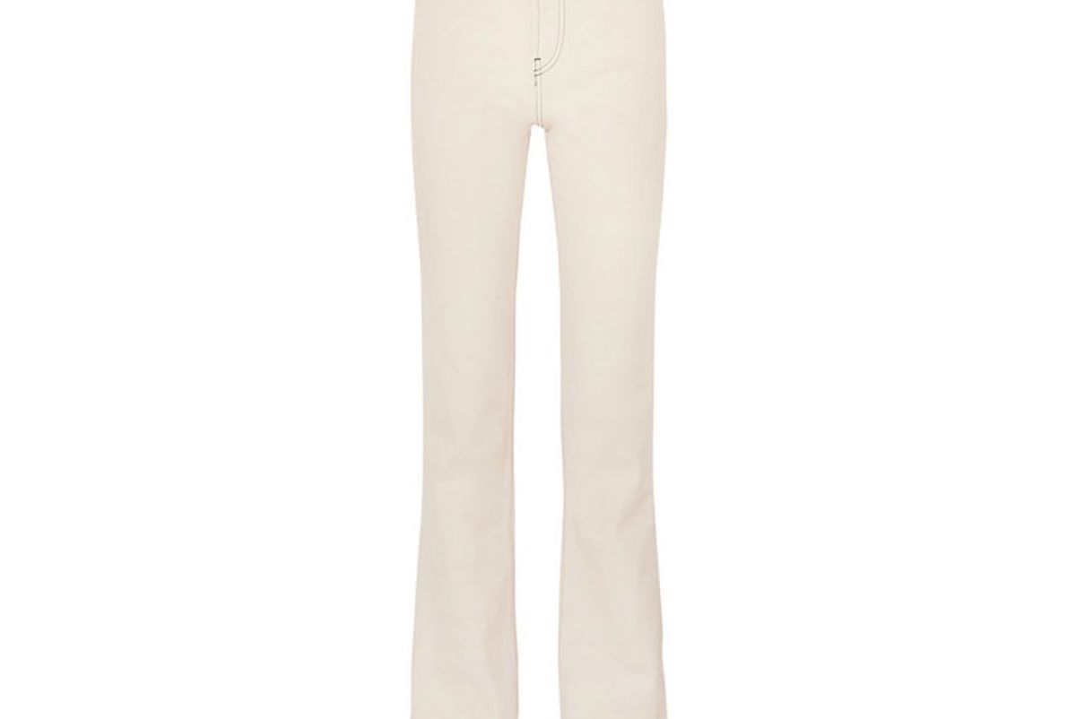 helmut lang high rise bootcut jean