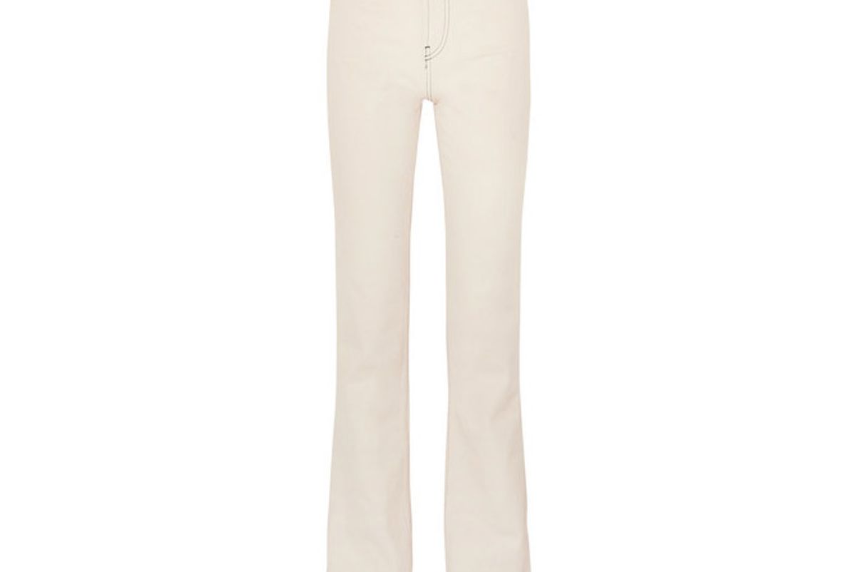 helmut lang high rise bootcut jean