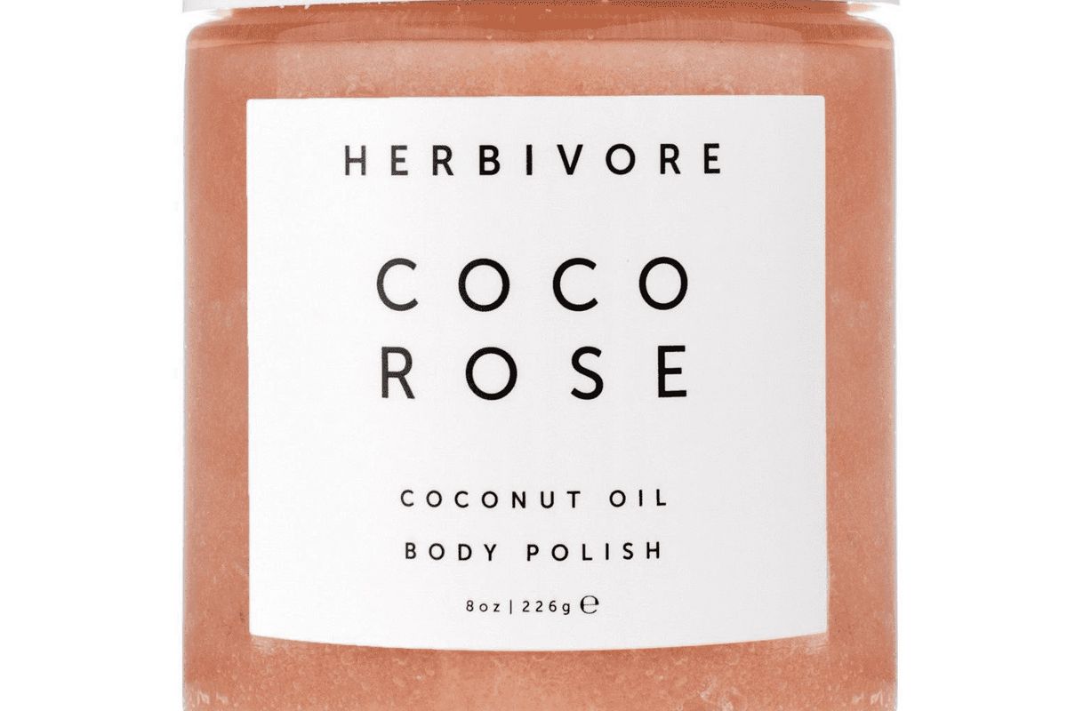 herbivore coco rose coconut oil body polish