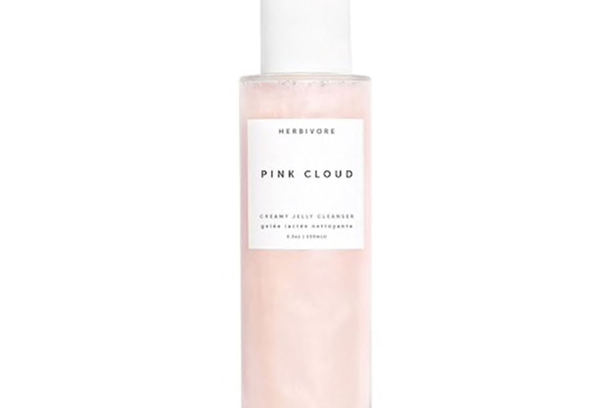 herbivore pink cloud rosewater and tremella creamy jelly cleanser