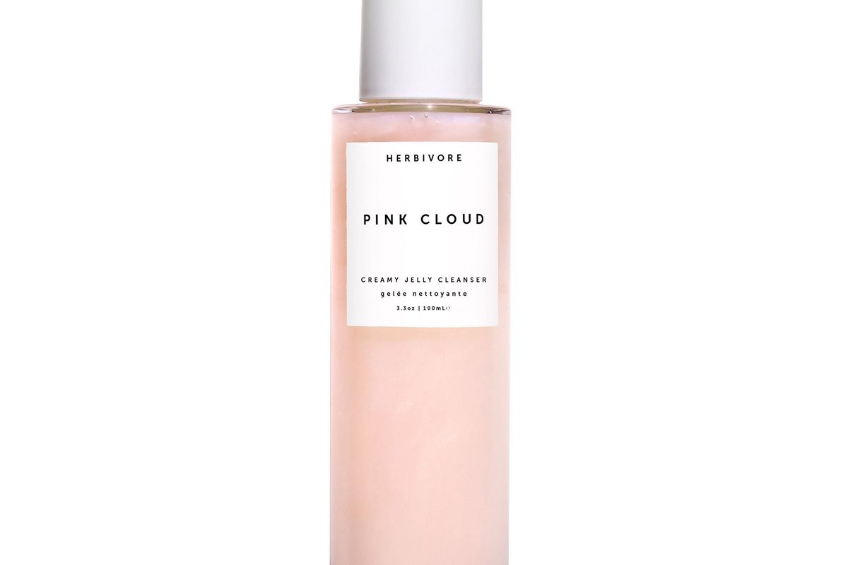 herbivore pink cloud rosewater and tremella creamy jelly cleanser