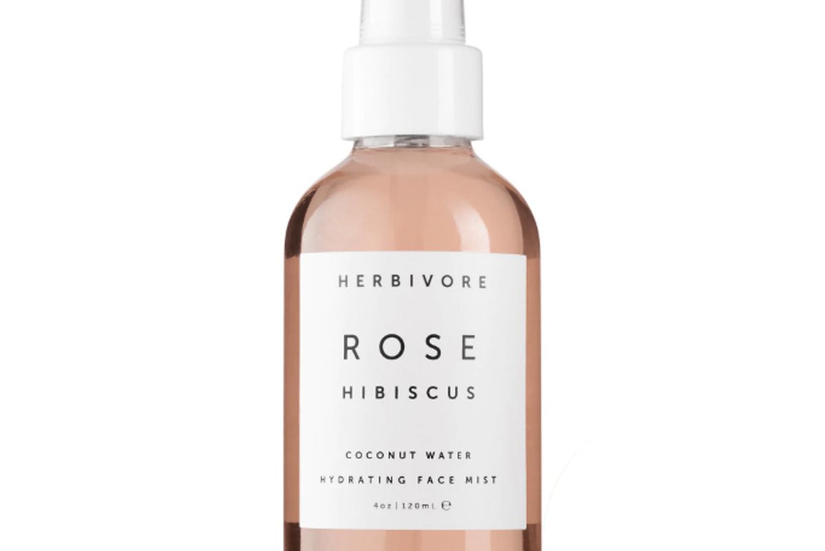 herbivore rose hibiscus coconut water hydrating face mist