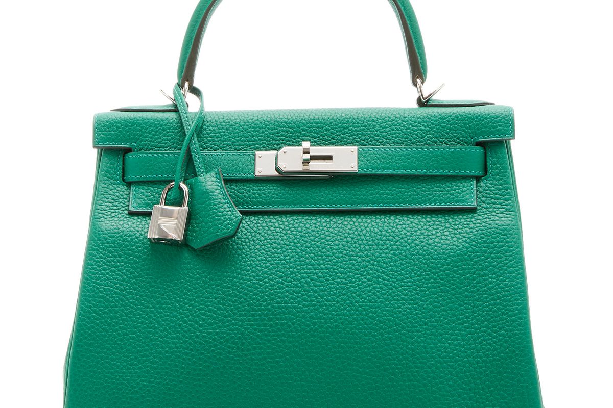 hermes 28cm clemence leather kelly bag